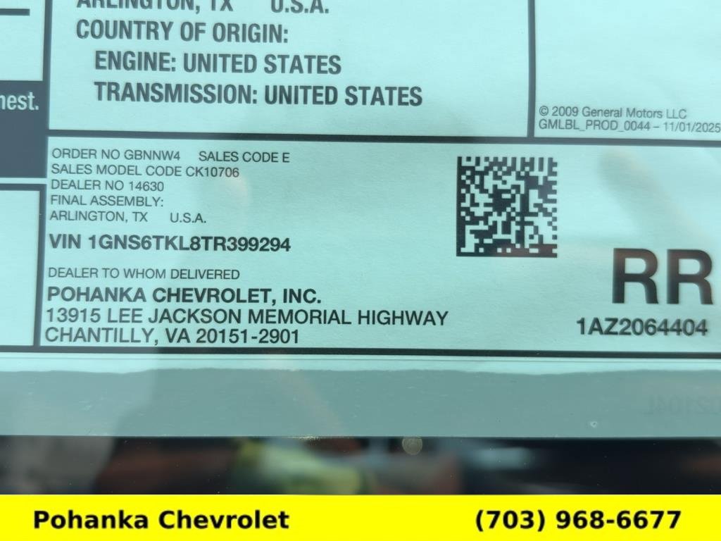 New 2026 Chevrolet Tahoe High Country AWD/4WD image 35