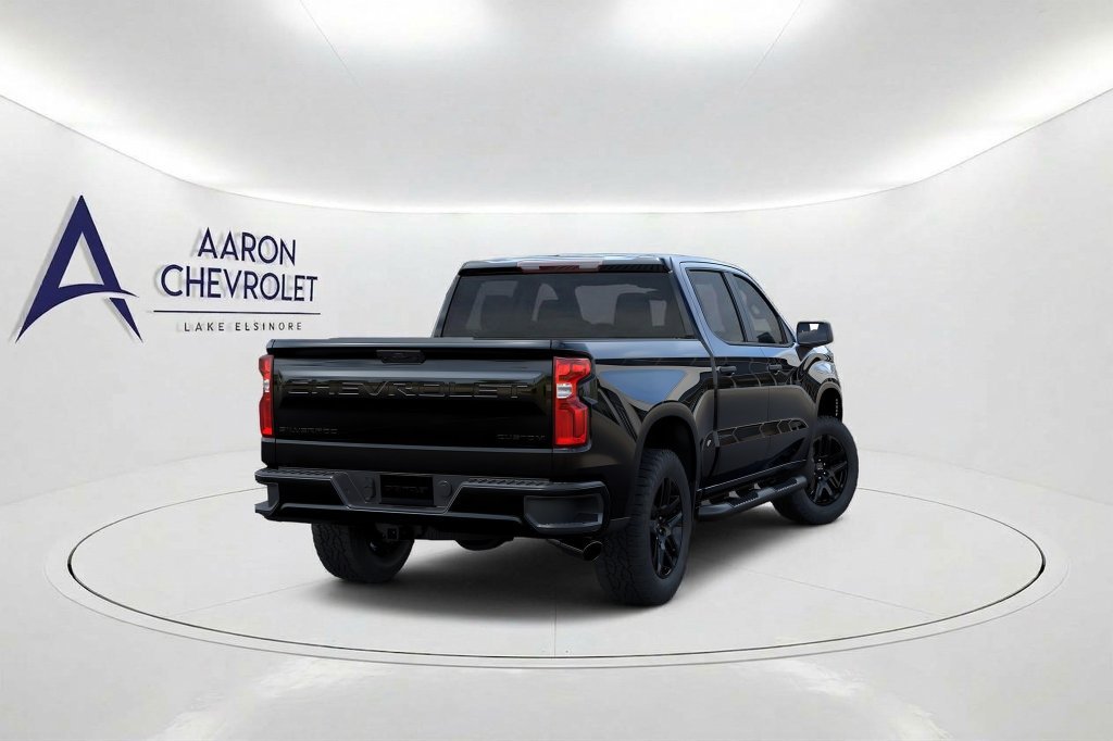 New 2026 Chevrolet Silverado 1500 Custom w/ Turbomax Blackout Package RWD image 4