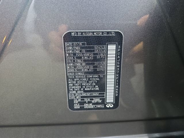 Used 2019 INFINITI QX50 Essential w/ Sensory Package image 21