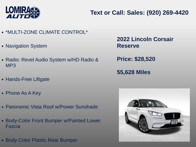 Used 2022 Lincoln Corsair Reserve w/ Equipment Group 201A AWD/4WD image 39