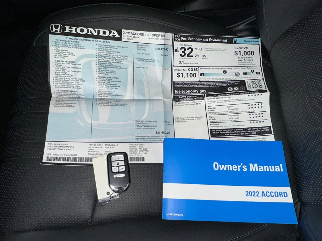 Used 2022 Honda Accord Sport Special Edition image 4