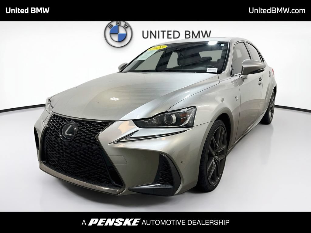 Used 2020 Lexus IS 350 F Sport w/ F Sport Package RWD image 1