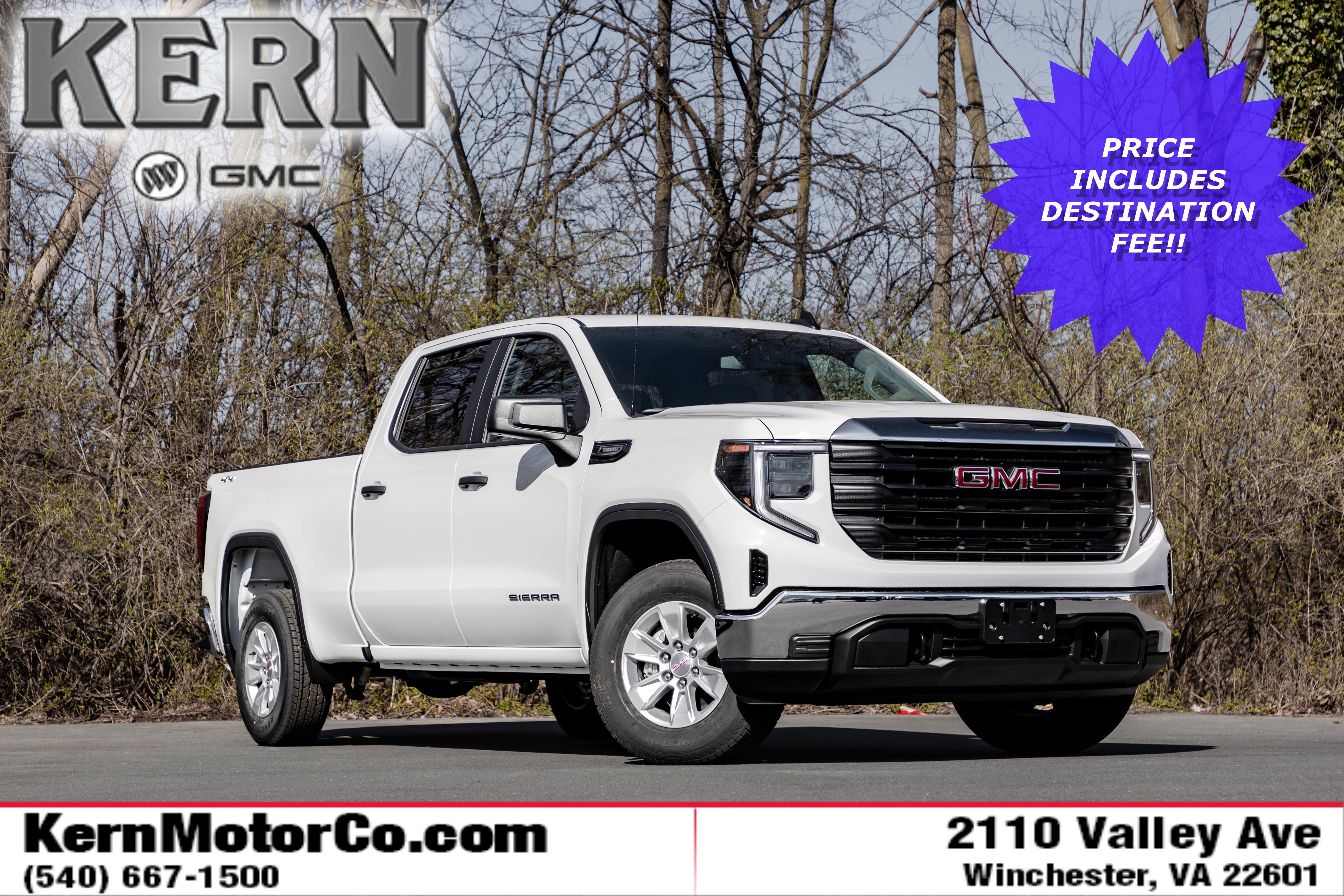 New 2025 GMC Sierra 1500 Pro w/ Pro Value Package