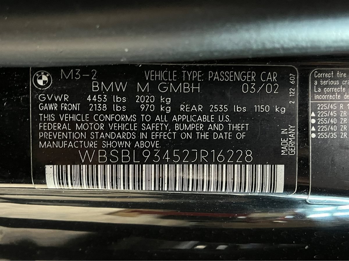 Used 2002 BMW M3 Coupe RWD image 33