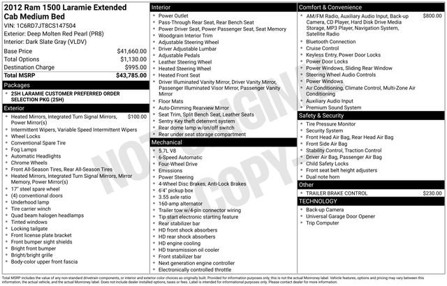 Used 2012 RAM 1500 Laramie image 38