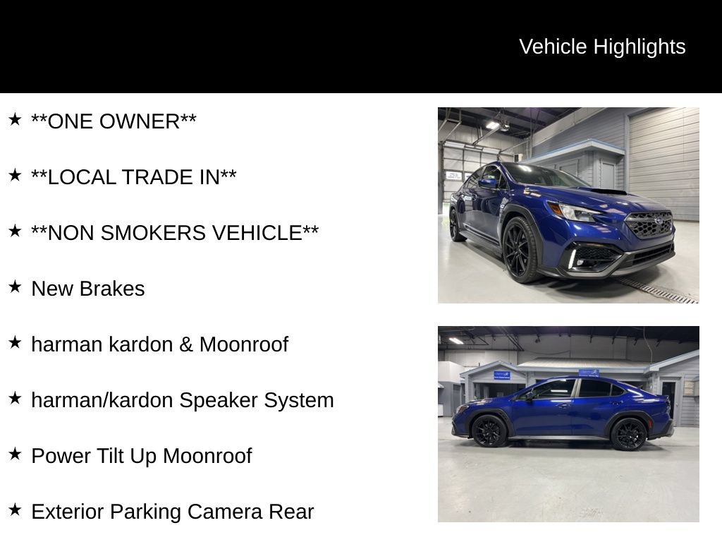 Certified 2022 Subaru WRX Premium AWD/4WD image 13