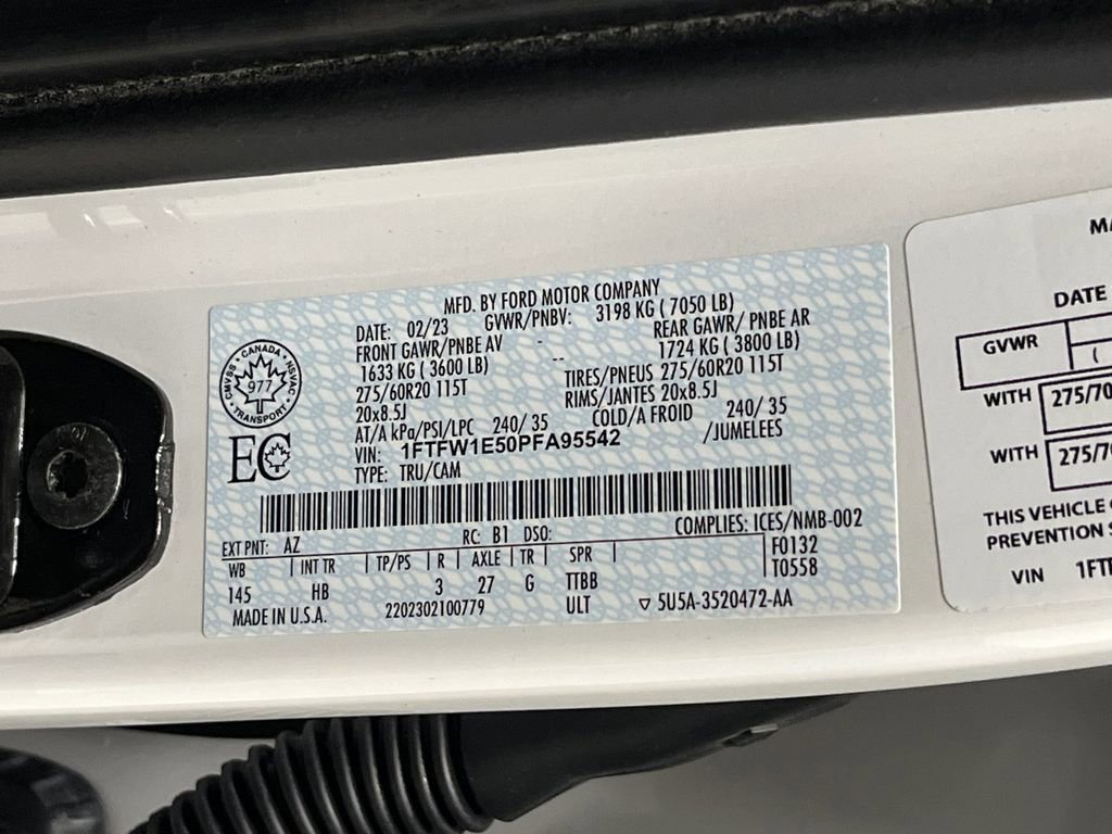 Used 2023 Ford F150 Lariat w/ Equipment Group 502A High image 49