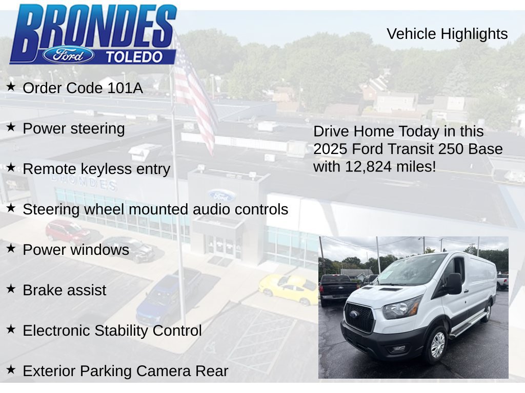 Used 2025 Ford Transit 250 Low Roof w/ Exterior Upgrade Package RWD image 5