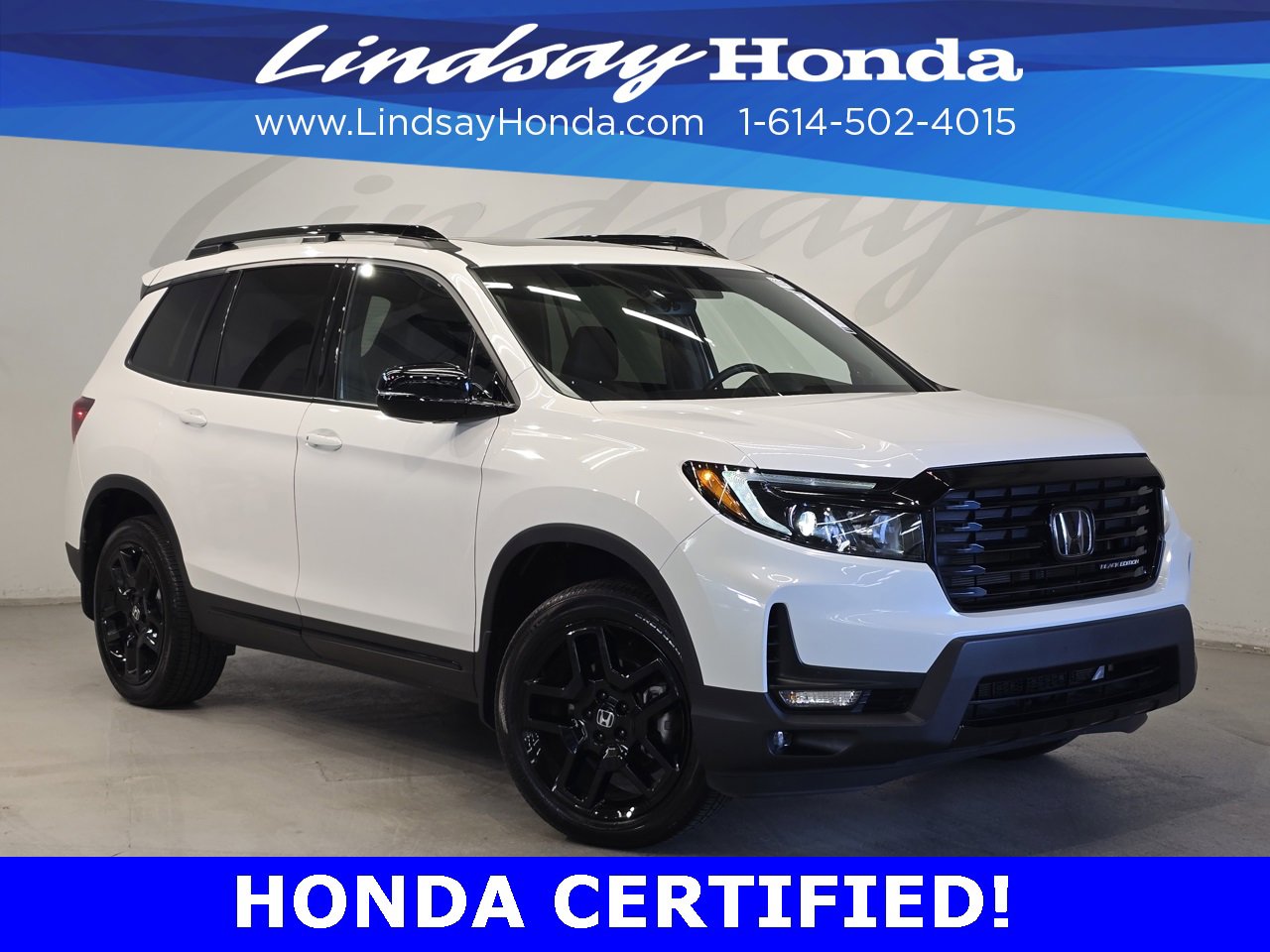 Certified 2025 Honda Passport Black Edition