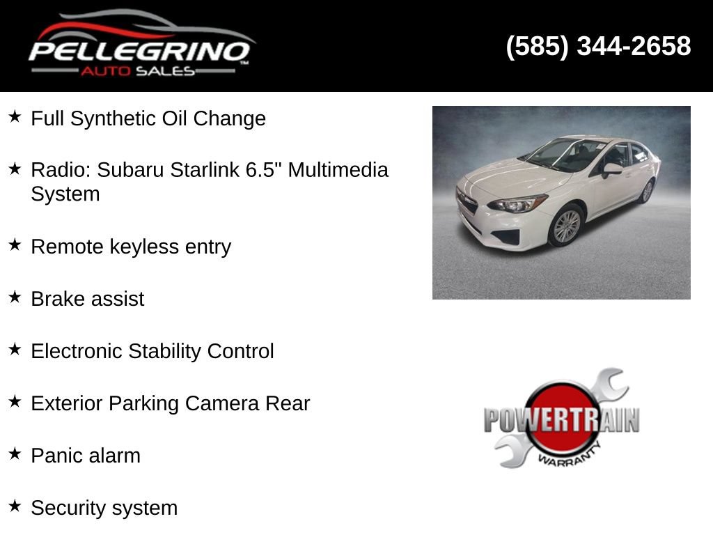 Used 2018 Subaru Impreza 2.0i Premium AWD/4WD image 4