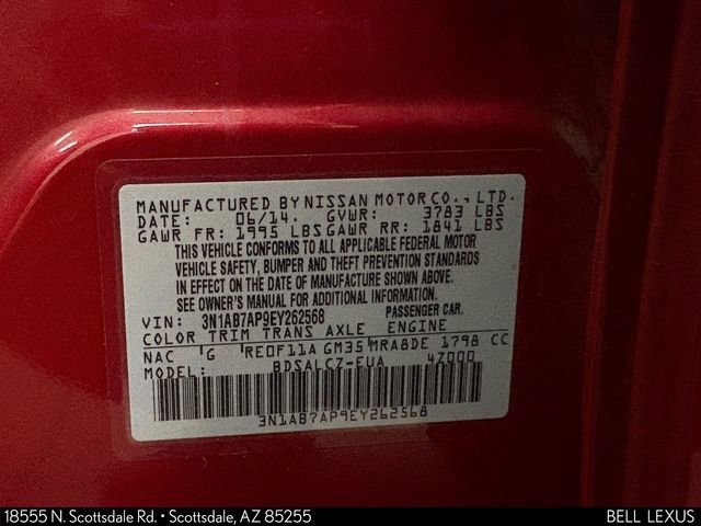 Used 2014 Nissan Sentra S FWD image 14