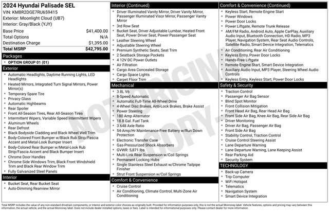 Used 2024 Hyundai Palisade SEL image 15