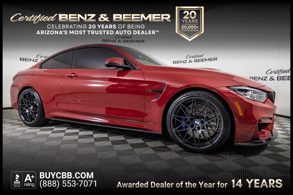 Used 2020 BMW M4 Coupe w/ Competition Package RWD image 1
