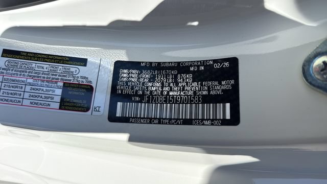 Used 2026 Subaru BRZ Limited RWD image 28