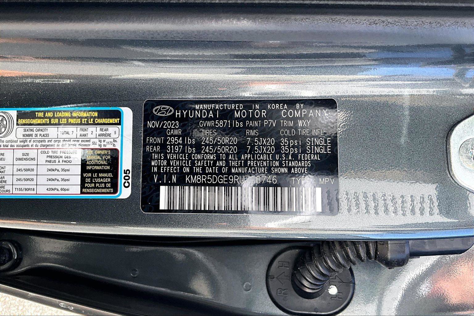 Used 2024 Hyundai Palisade Limited AWD/4WD image 37