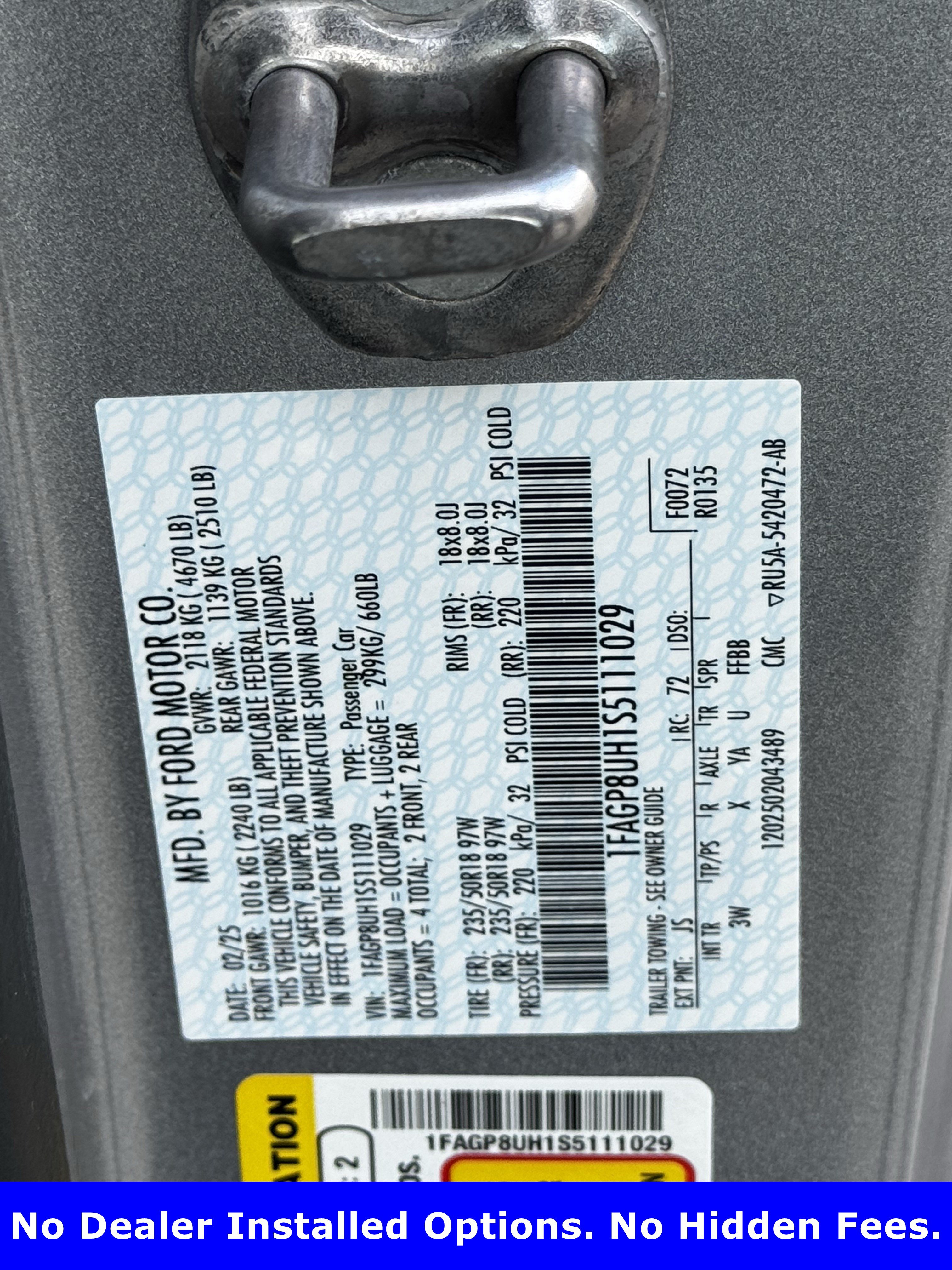 Used 2025 Ford Mustang Premium RWD image 26