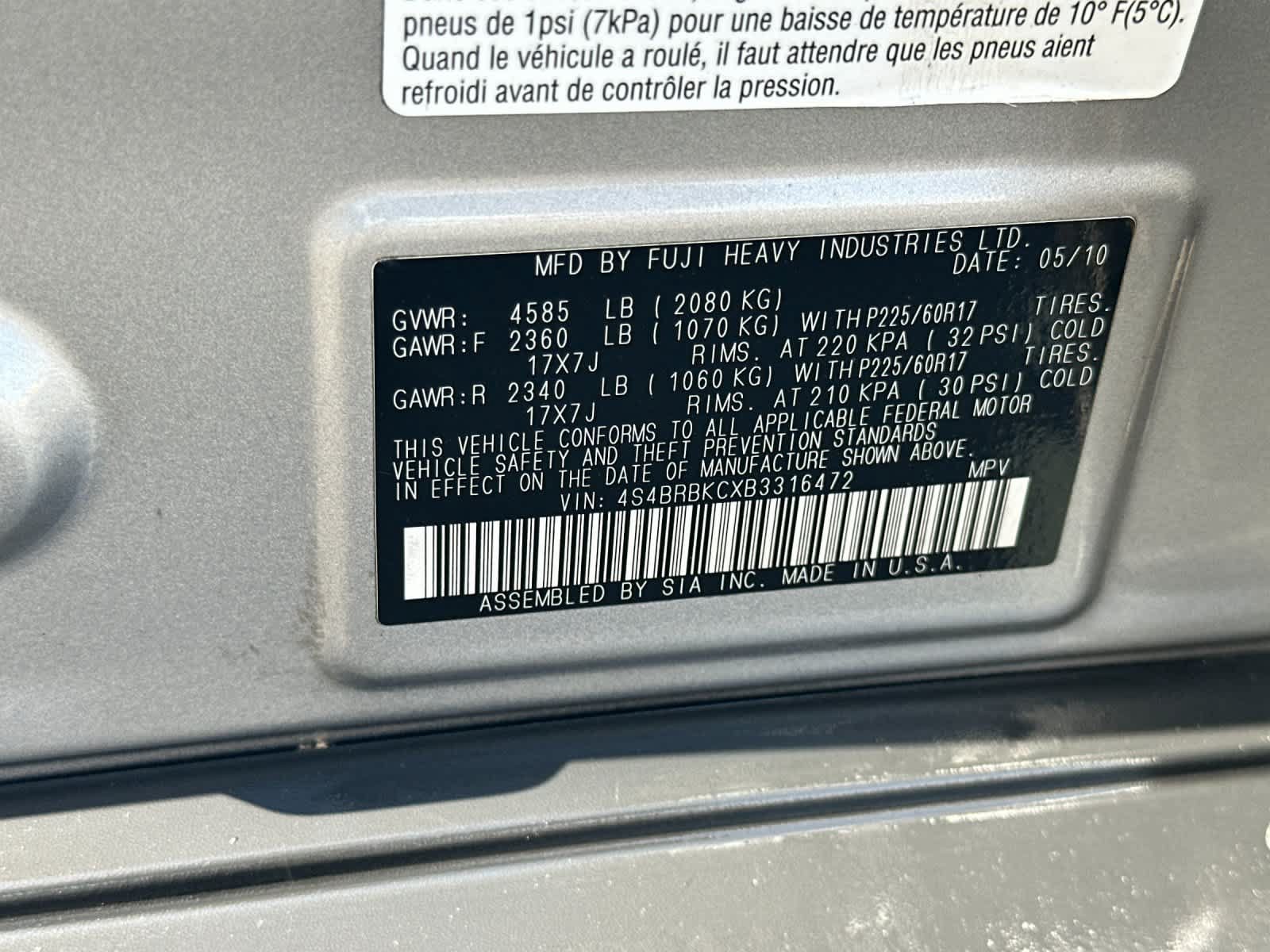 Used 2011 Subaru Outback 2.5i Limited w/ PWR Moonroof Pkg AWD/4WD image 30