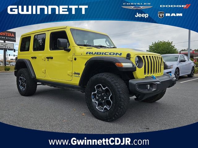 Certified 2022 Jeep Wrangler Unlimited Rubicon 4xe w/ Cold Weather Group
