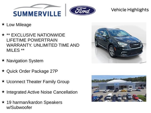 Used 2023 Chrysler Pacifica Limited w/ Uconnect Theater Family Group AWD/4WD image 2
