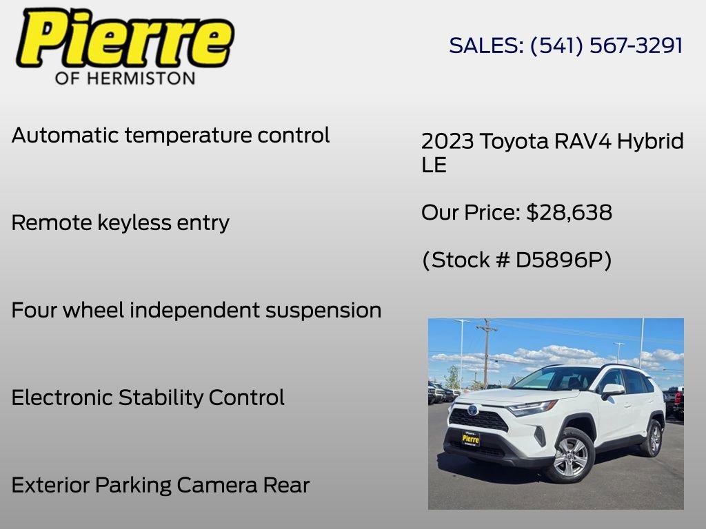 Used 2023 Toyota RAV4 LE AWD/4WD image 6