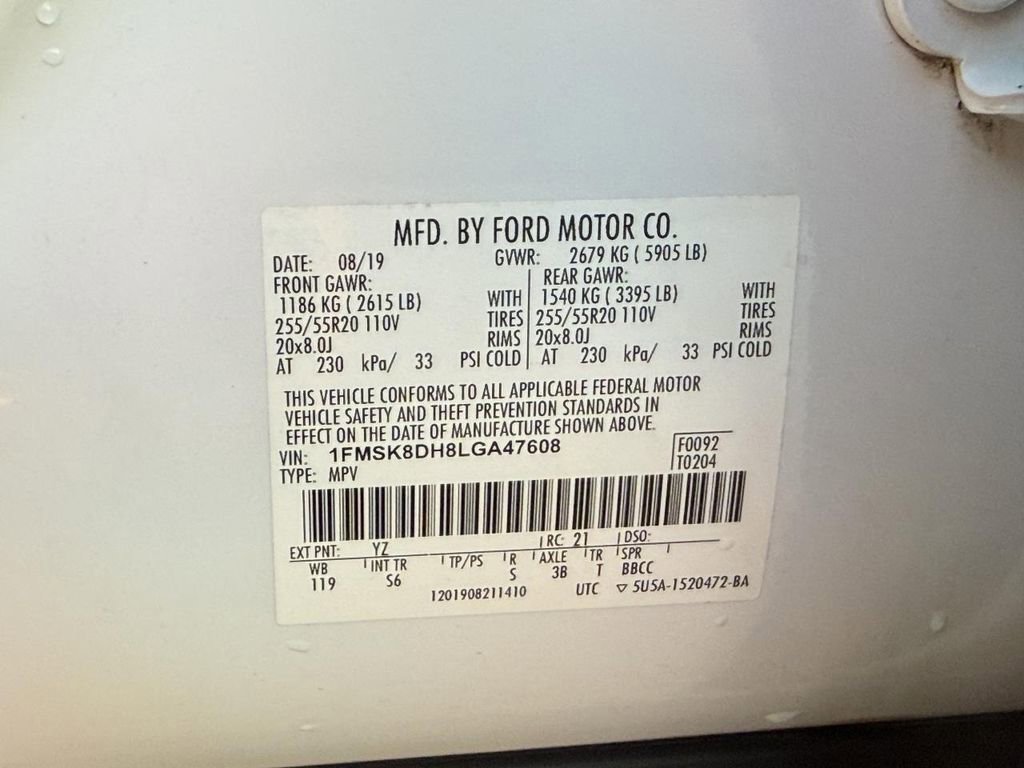 Used 2020 Ford Explorer XLT w/ Equipment Group 202A image 28