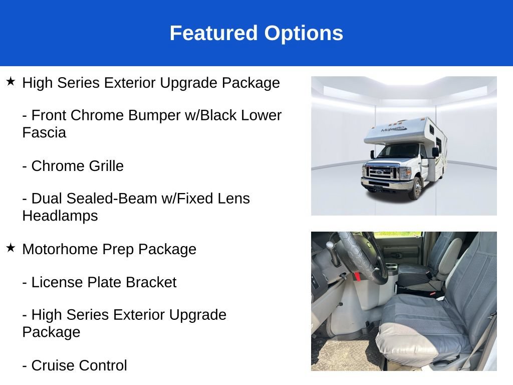 Used 2017 Ford E-350 and Econoline 350 Super Duty w/ Motorhome Prep Package RWD image 3