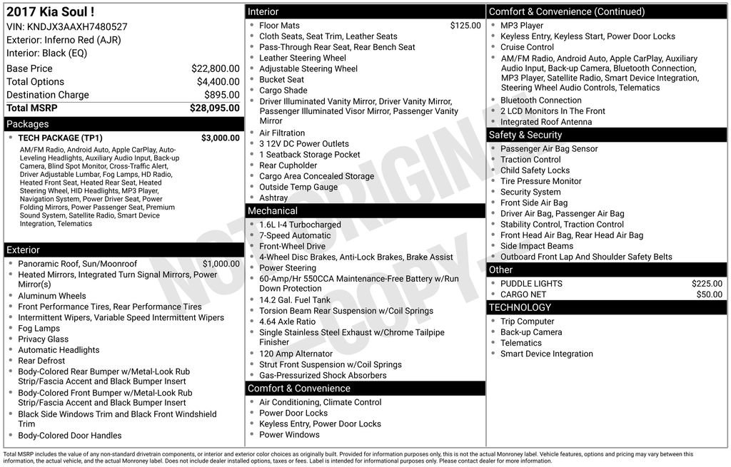 Used 2017 Kia Soul ! w/ Tech Package image 5