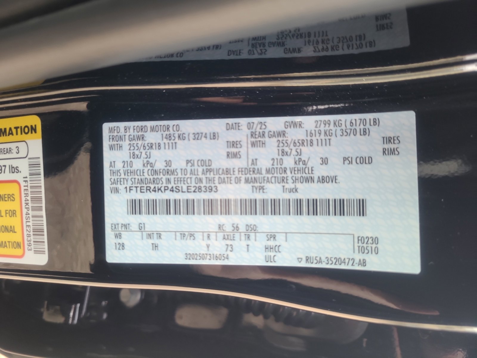 Certified 2025 Ford Ranger Lariat w/ FX4 Off-Road Package image 25