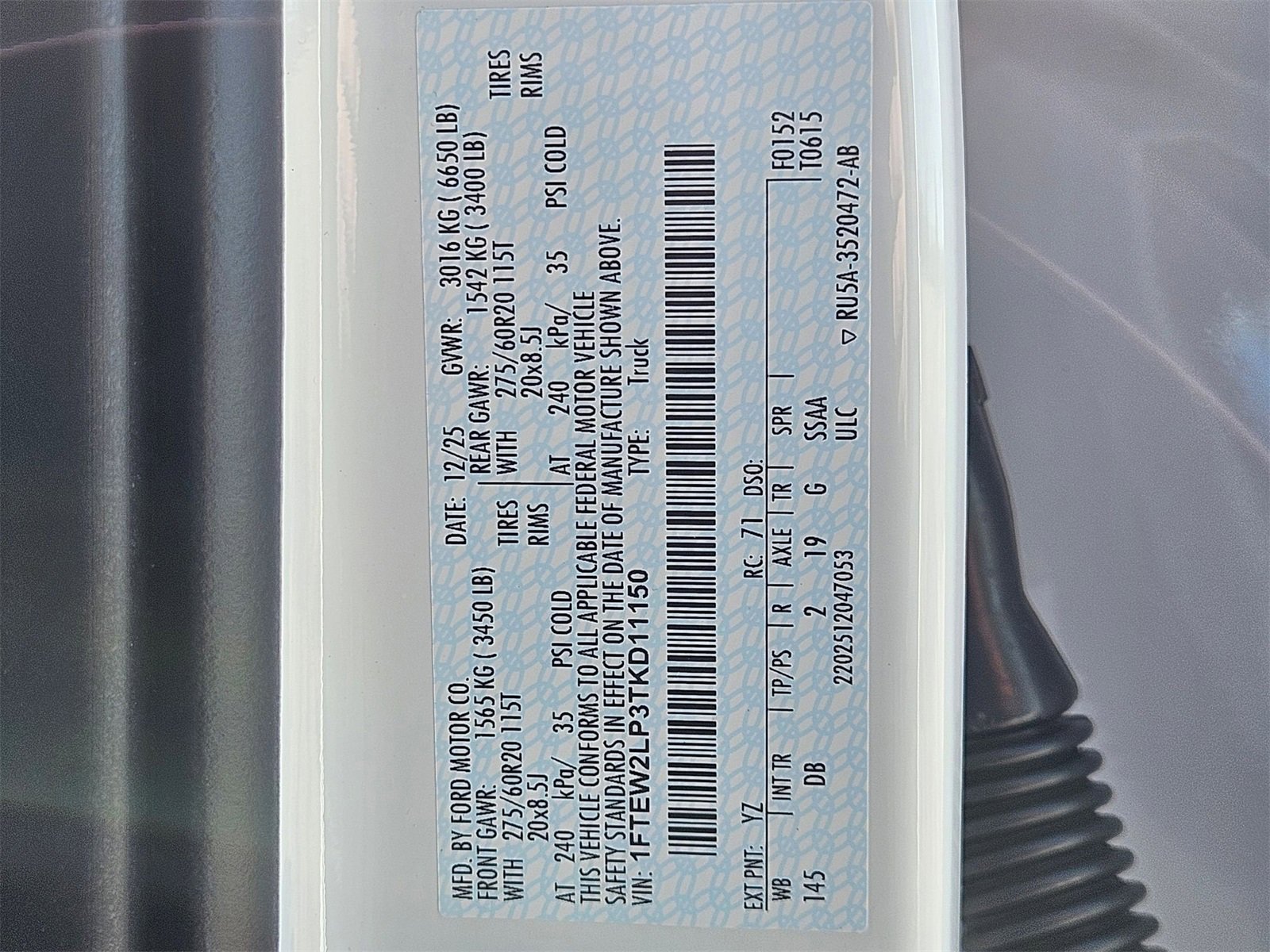 New 2026 Ford F150 STX w/ Equipment Group 200A image 25