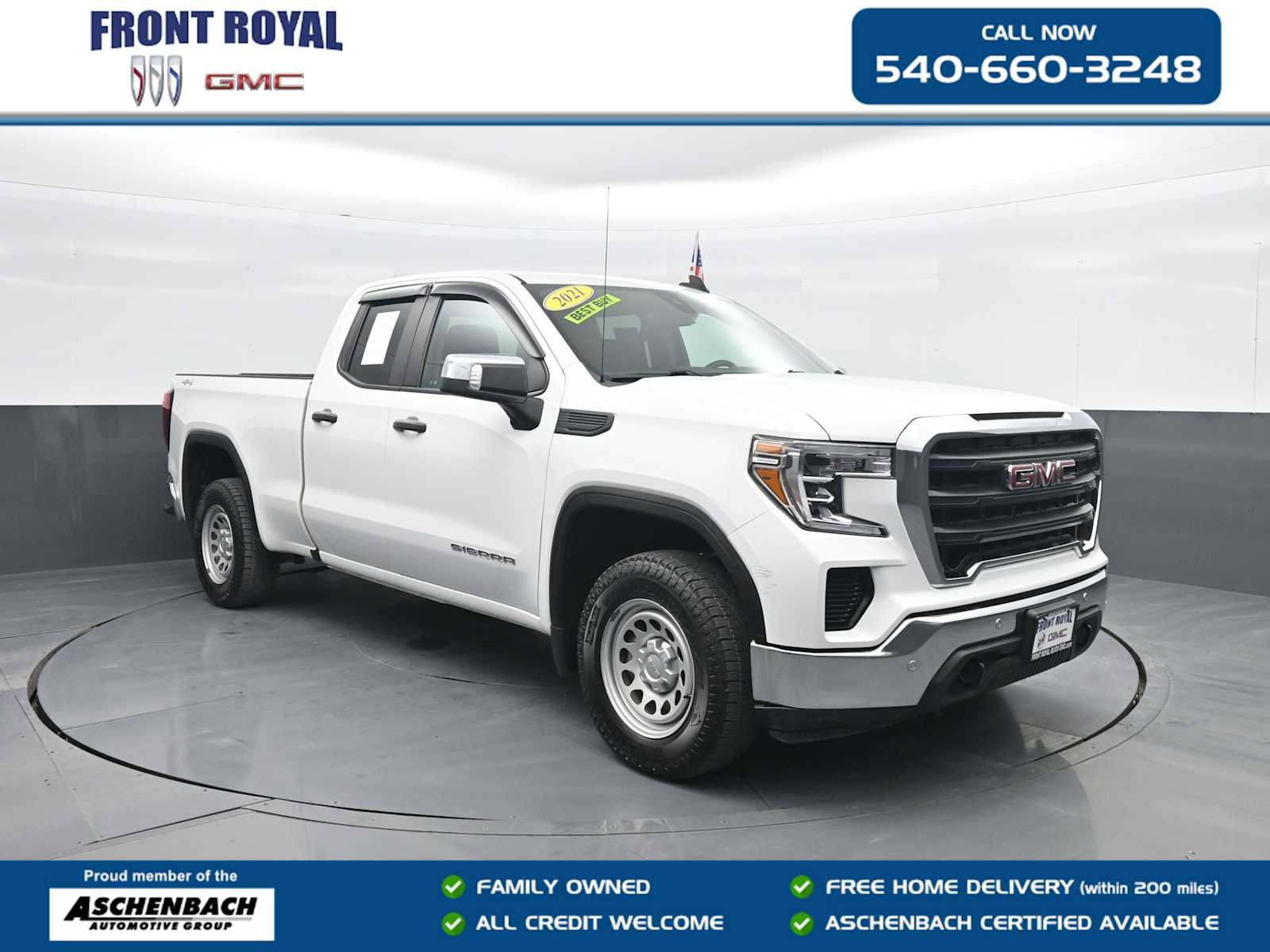 Used 2021 GMC Sierra 1500 4x4 Double Cab w/ Convenience Package
