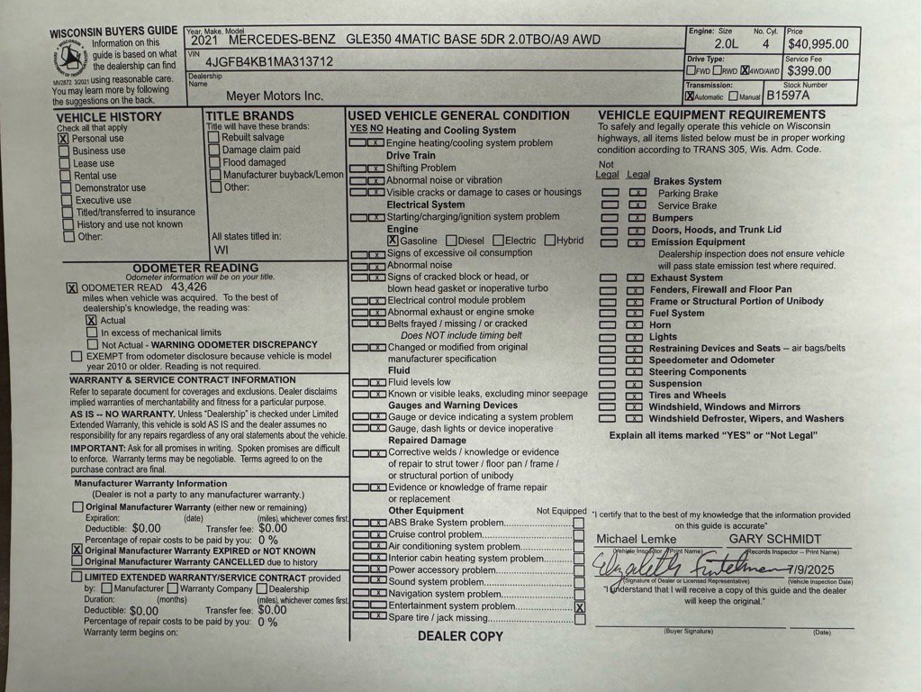 Used 2021 Mercedes-Benz GLE 350 4MATIC image 35