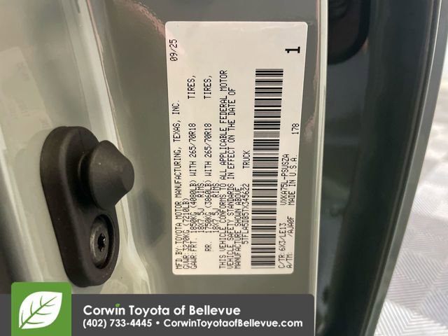 New 2026 Toyota Tundra SR5 image 25