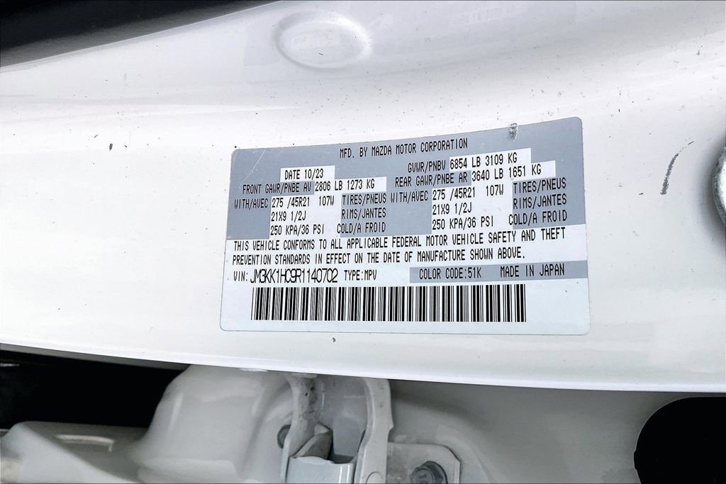 Certified 2024 MAZDA CX-90 3.3 Turbo S image 36