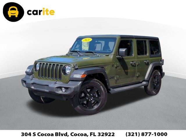 Used 2021 Jeep Wrangler Unlimited Sport image 1