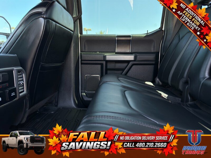 Used 2018 Ford F350 Platinum w/ Platinum Ultimate Package AWD/4WD image 24