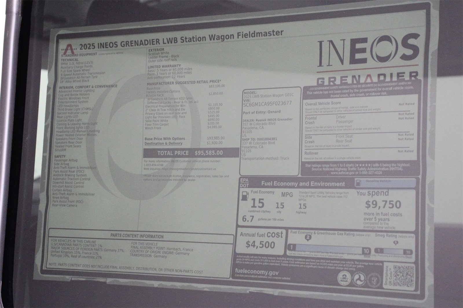 New 2025 INEOS Grenadier Fieldmaster Edition image 23