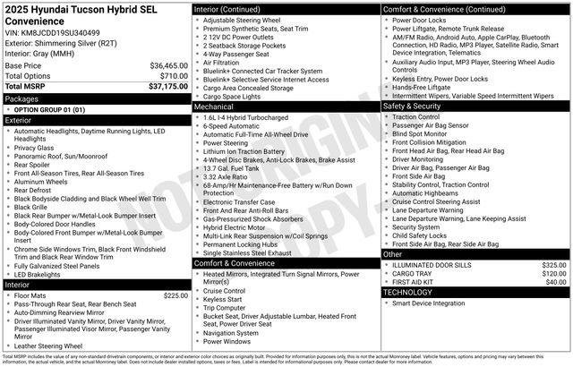 New 2025 Hyundai Tucson SEL image 4