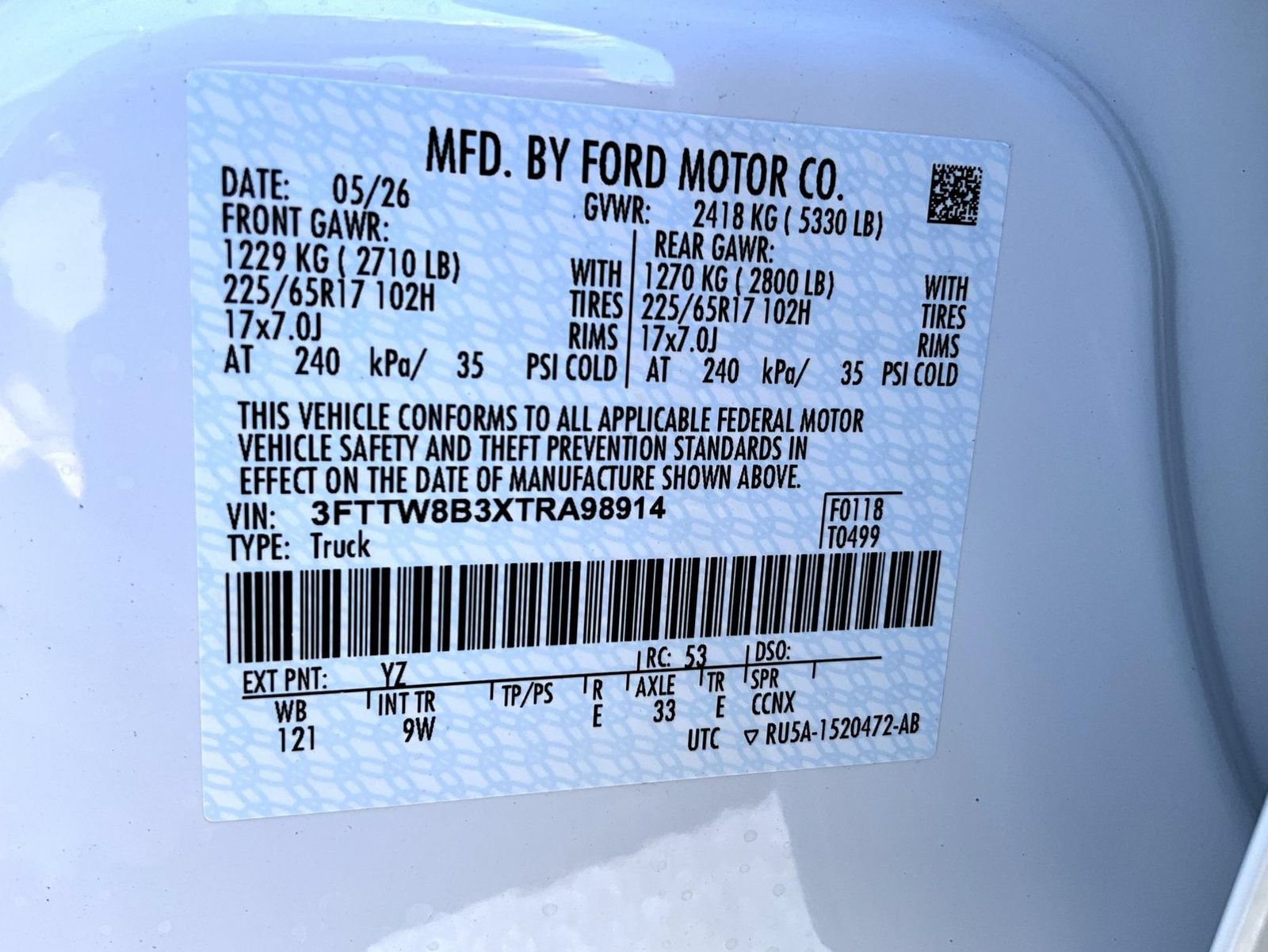 New 2026 Ford Maverick XL w/ Equipment Group 101A AWD/4WD image 26