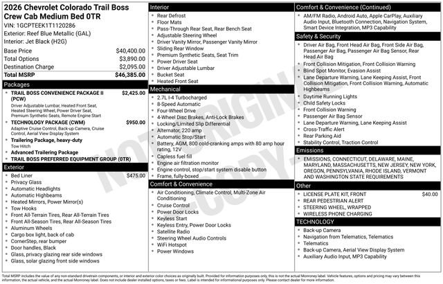 New 2026 Chevrolet Colorado Trail Boss image 6