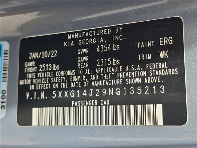 Used 2022 Kia K5 LXS FWD image 14