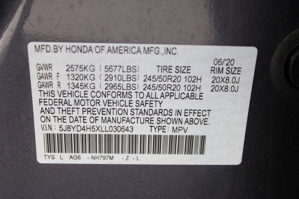 Used 2020 Acura MDX SH-AWD w/ Technology Package image 33