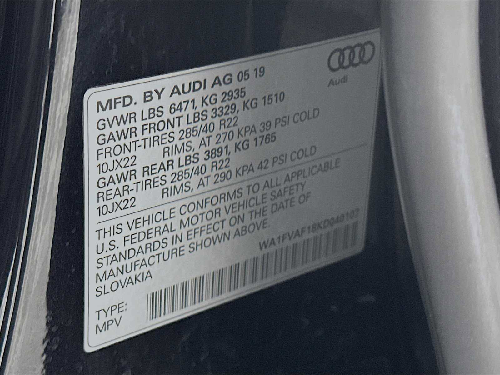 Used 2019 Audi Q8 Prestige AWD/4WD image 32
