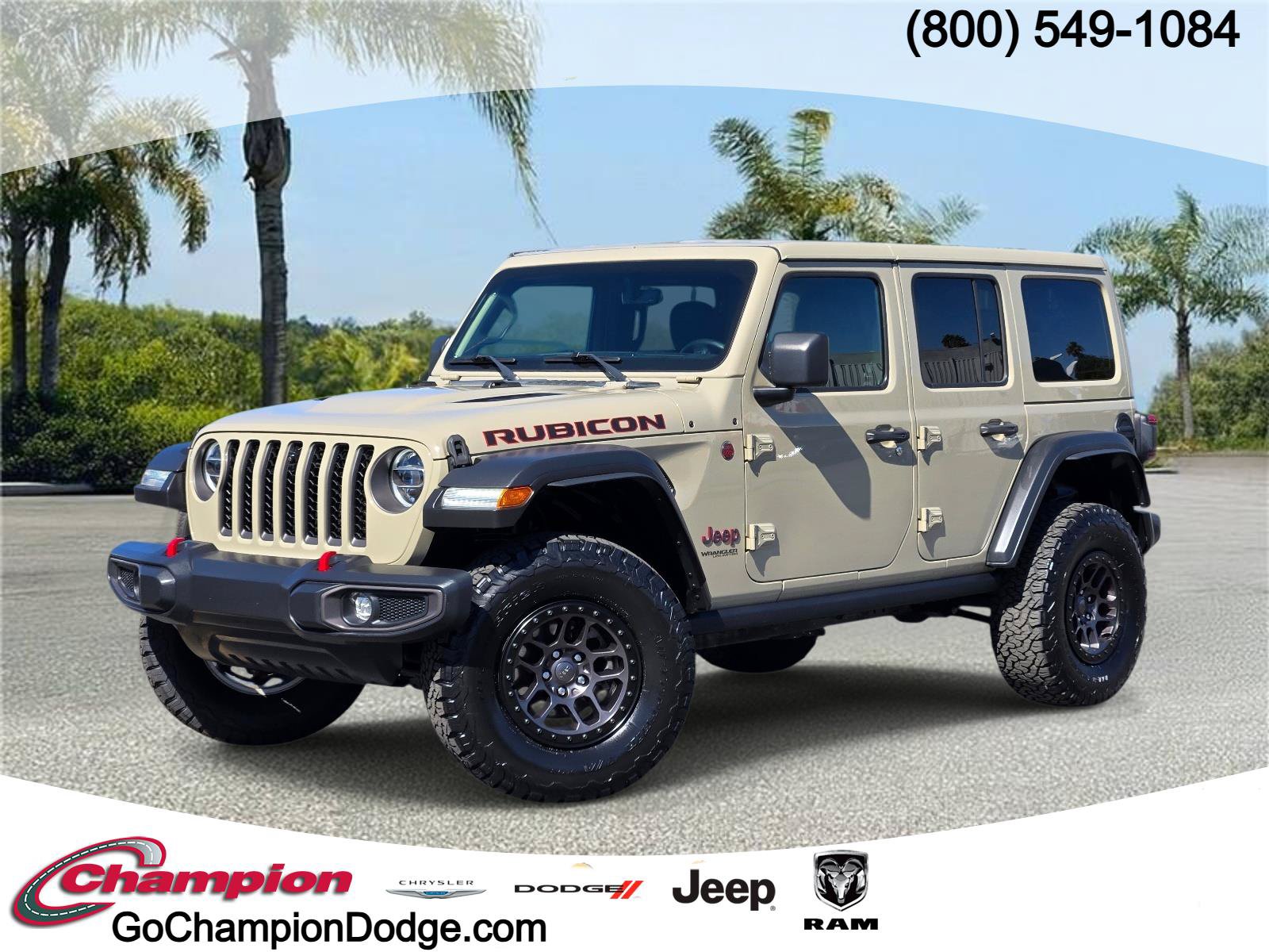 Used 2022 Jeep Wrangler Unlimited Rubicon w/ Xtreme Recon 35" Tire Package AWD/4WD image 1