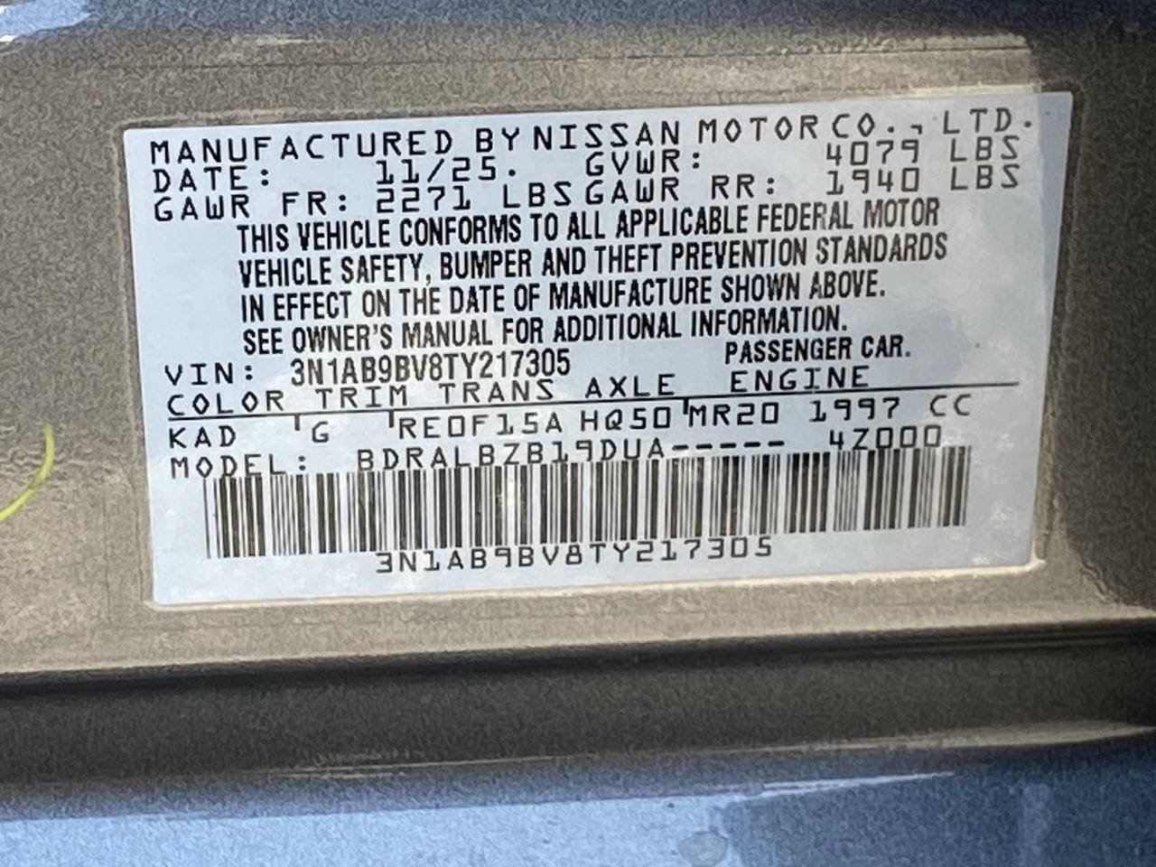 Certified 2026 Nissan Sentra S w/ Floor Mat Package FWD image 35