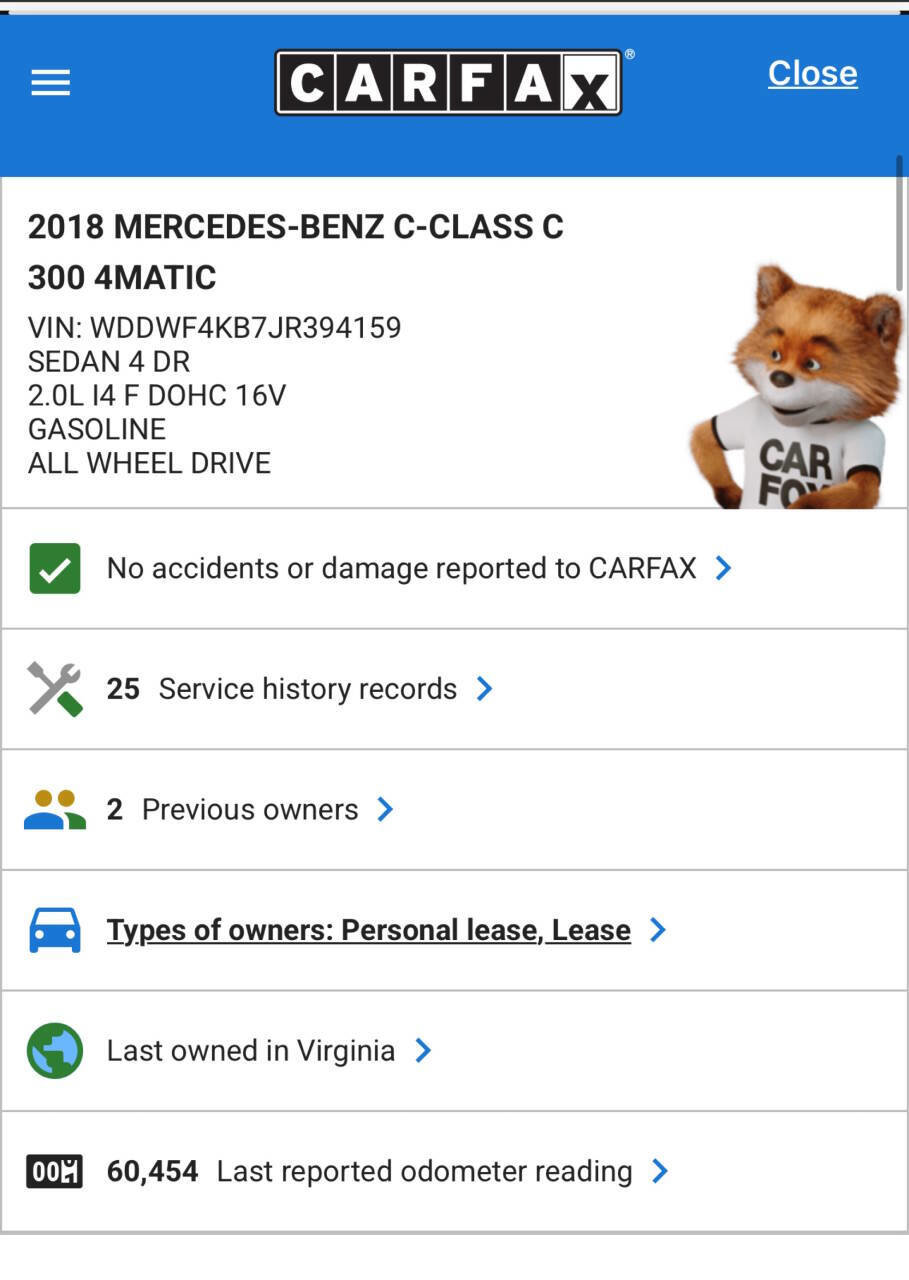 Used 2018 Mercedes-Benz C 300 4MATIC Sedan w/ AMG Line image 2