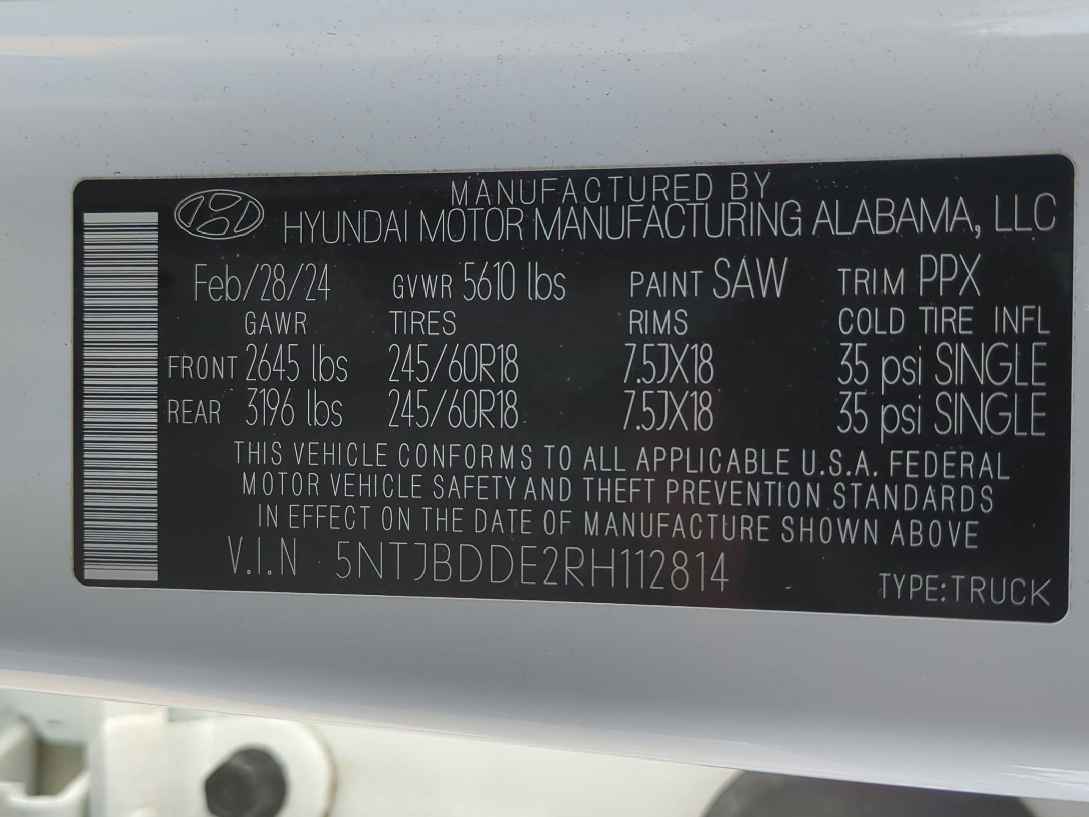 Used 2024 Hyundai Santa Cruz SEL image 32