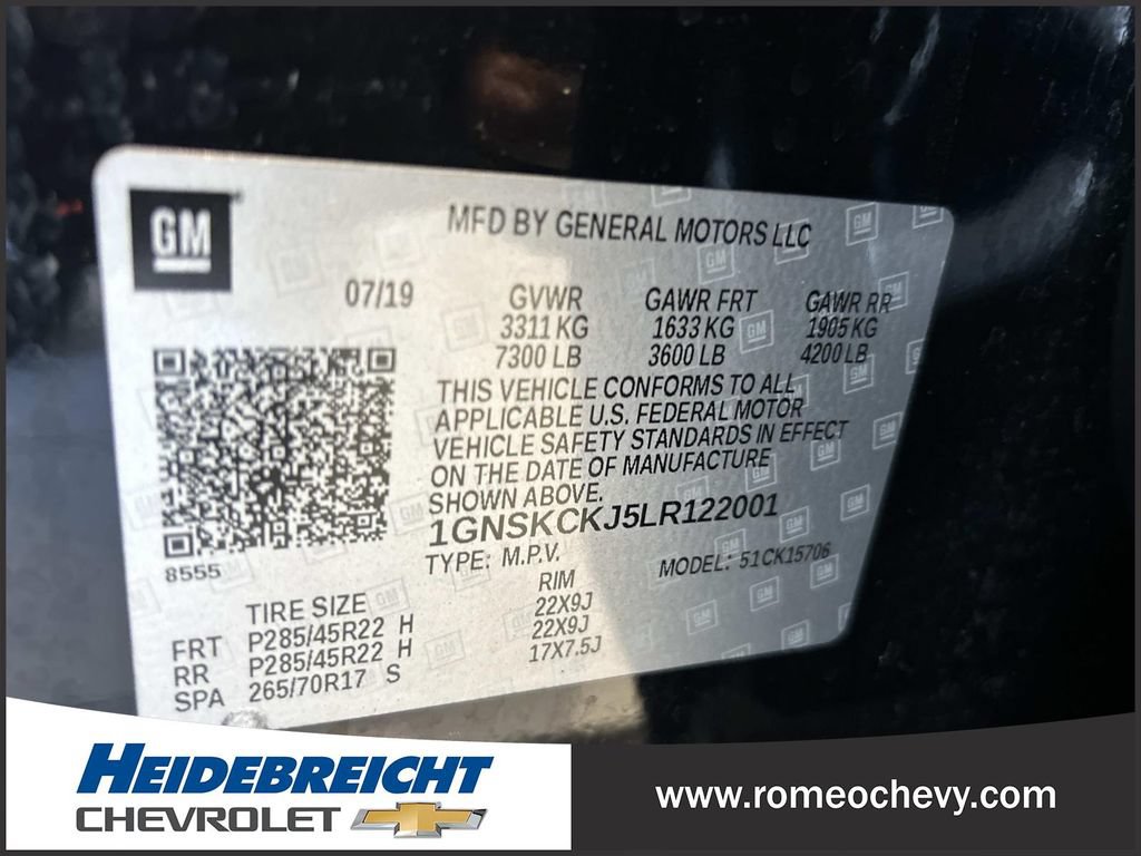 Used 2020 Chevrolet Tahoe Premier AWD/4WD image 8