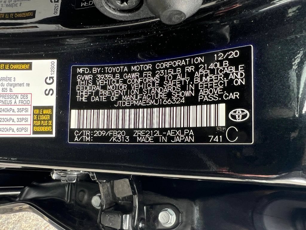 Certified 2021 Toyota Corolla LE w/ Carpet Mat Package (TMS) FWD image 38