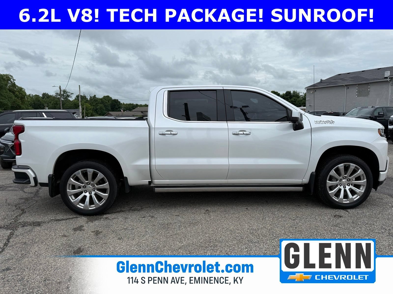 Used 2020 Chevrolet Silverado 1500 High Country w/ Technology Package AWD/4WD image 9