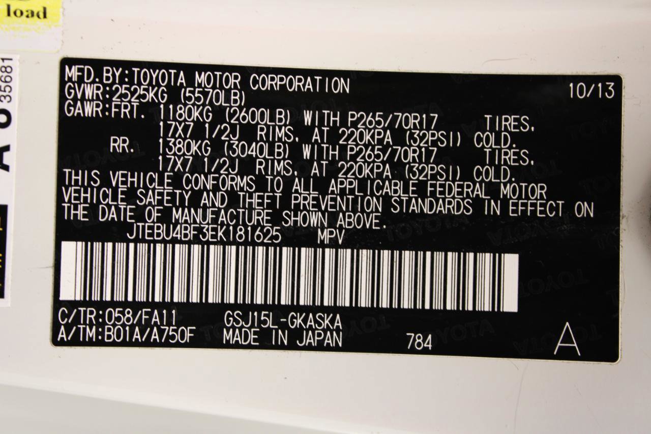 Used 2014 Toyota FJ Cruiser 4WD w/ Upgrade Package image 83